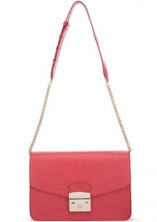 Кожаная сумка с откидным клапаном через плечо Furla