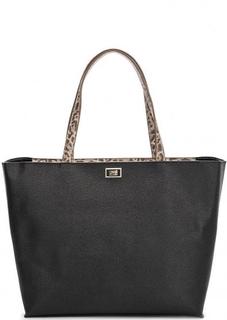 Вместительная черная сумка Cavalli Class