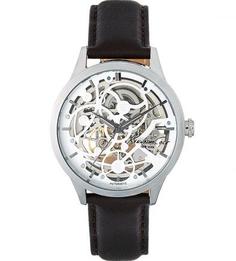 Часы с коричневым кожаным браслетом Kenneth Cole