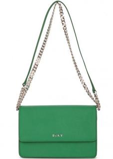 Сумка из сафьяновой кожи через плечо Dkny