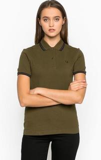 Хлопковая футболка поло с короткими рукавами Fred Perry