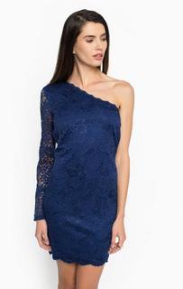 Короткое вечернее платье синего цвета Vero Moda