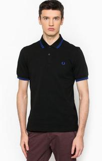 Однотонная футболка поло Fred Perry