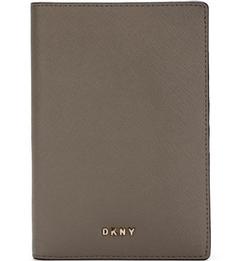 Обложка для паспорта из сафьяновой кожи Dkny