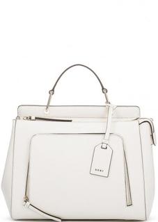 Кожаная сумка с одним отделом Dkny