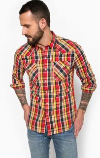 Разноцветная хлопковая рубашка в клетку Levis®