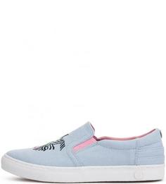 Текстильные слипоны с вышивкой Tommy Hilfiger