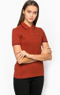 Однотонная хлопковая футболка поло Fred Perry