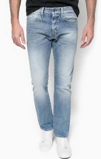 Прямые джинсы с потертостями Replay