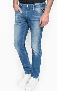 Зауженные джинсы с легкими заломами Replay
