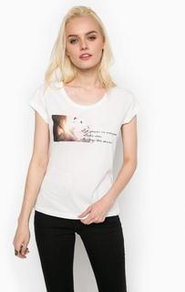 Хлопковая футболка с короткими рукавами Mustang