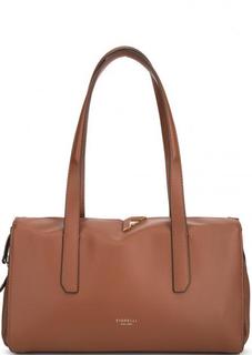 Коричневая сумка с двумя отделами Fiorelli