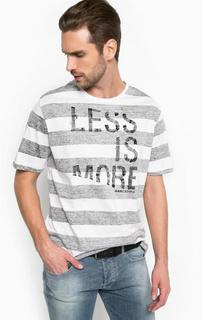 Хлопковая футболка в полоску Gas