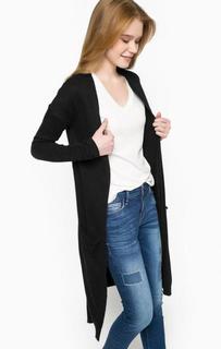 Черный длинный кардиган Mavi