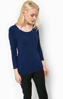 Синий джемпер из вискозы Trussardi Jeans