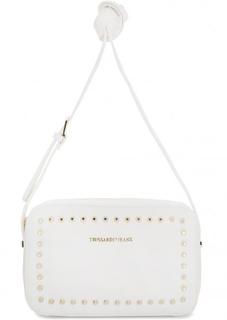 Сумка через плечо с металлическим декором Trussardi Jeans