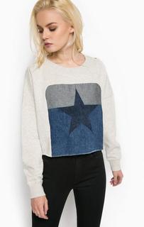 Укороченный свитшот из хлопка Diesel