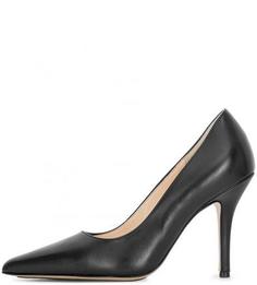 Черные кожаные туфли на шпильке Högl