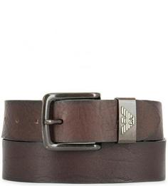 Широкий ремень из натуральной кожи Armani Jeans