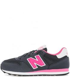 Текстильные кроссовки с логотипом бренда New Balance