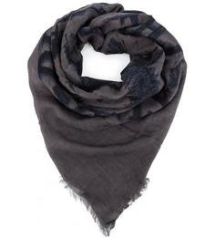 Серый платок из вискозы Diesel