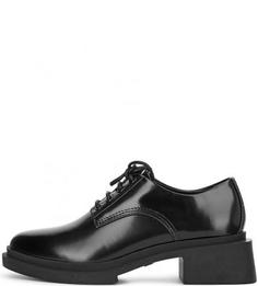 Кожаные полуботинки на шнуровке Dkny