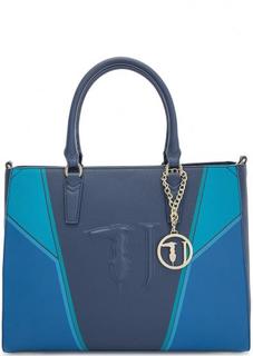 Вместительная сумка с короткими ручками Trussardi Jeans