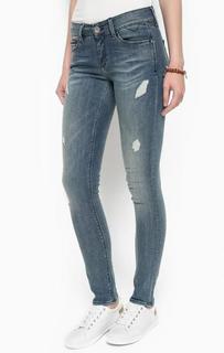 Джинсы скинни с рваными деталями Hilfiger Denim