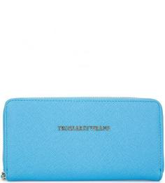 Кошелек на молнии с логотипом бренда Trussardi Jeans