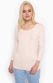 Джемпер из вискозы кораллового цвета Trussardi Jeans