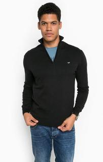 Джемпер из хлопка с молнией на вороте Mustang