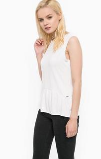 Легкий топ с оборкой Hilfiger Denim
