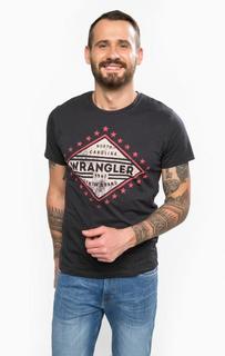 Черная футболка с круглым вырезом Wrangler