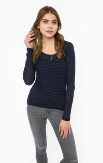 Синяя футболка с длинными рукавами Ichi