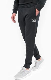 Хлопковые брюки на резинке EA7