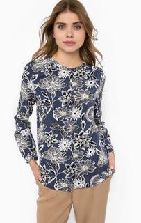 Блуза из вискозы с цветочным принтом Ichi