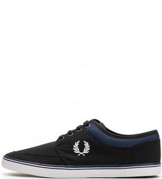 Текстильные кеды с логотипом бренда Fred Perry