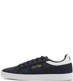 Текстильные кеды с контрастными вставками Fred Perry