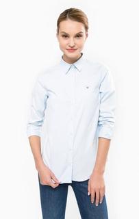 Однотонная рубашка из хлопка Gant