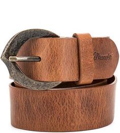 Широкий кожаный ремень Wrangler