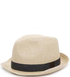 Бежевая шляпа из бумаги Fred Perry