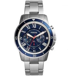 Металлические часы с хронографом Fossil