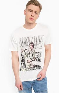 Хлопковая футболка с круглым вырезом Jack & Jones