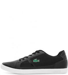 Летние кеды на шнуровке Lacoste