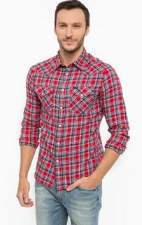 Рубашка из хлопка в клетку на кнопках Lee