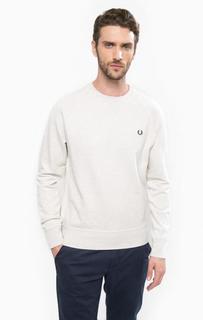 Однотонный хлопковый свитшот Fred Perry