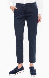 Укороченные синие чиносы Gant