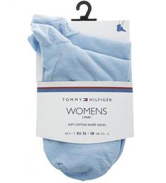 Комплект из 2 пар голубых хлопковых носков Tommy Hilfiger