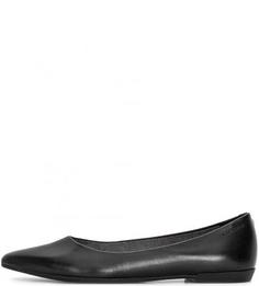 Черные балетки из натуральной кожи Vagabond