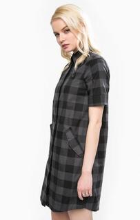 Короткое платье из хлопка с карманами Fred Perry